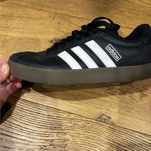 Adidas Black and White Athletic Shoes
